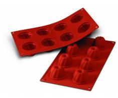 Unbekannt Silikomart Silikonform Nr. 8,Â kleiner Gugelhupf, Terrakotta