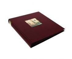 Goldbuch Fotoalbum mit Fensterausschnitt, Bella Vista, 30 x 31 cm, 60 schwarze Seiten mit Pergamin-Trennblättern, Leinen, Bordeaux, 27972