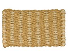 Jute CO & Natural Kokos Fußmatte, Natur, gewebt, 45 x 75 cm, beige