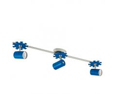 EGLO 93144 Deckenstrahler, Metall, GU10, blau