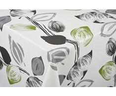 Tischdecke Frühling Tischtuch Tischwäsche Wachstuch pflegeleicht wasserabweisend Oval 140 x 200 cm, PVC-Polyester, 55064, Venilia