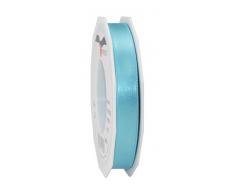 Präsent - SATIN Geschenkband - aquamarin - 25-m-Rolle 15 mm