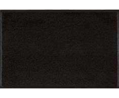 wash+dry Fußmatte Raven Black, 60x90 cm, innen und außen, waschbar, schwarz