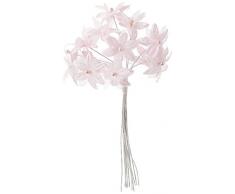 Mopec Blumenstrauß mit Perlen, Mini-Rose, 12 Stück, Einheitsgröße