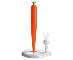 Alessi BUNNY & CARROT Küchenrollenhalter aus thermoplastischem Harz, weiß