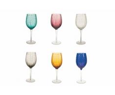 Villa d Este Home Tivoli Shiraz Set Weingläser, Sortiert, 6 Einheiten