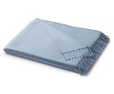 biederlack Überwurf, Baumwoll-Mischgewebe, 130 x 170 cm, Blau