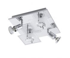 EGLO BALERNA Wand- / Deckenleuchte, Stahl, 3 W, chrom