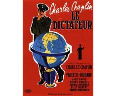 Great Dictator The Charlie Chaplin Filmposter Kino Movie Charlie Chaplin Schrift Französisch - Grösse 68x98 cm