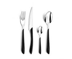 Eclat Nature Besteckset, 24-teilig Holz und Natur Hoolz/Schwarz