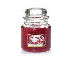 YANKEE CANDLE 1342526E Duftkerze im Glas - Berry Trifle 410g, 10x9.8x11.6 cm, rot