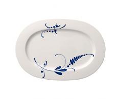Villeroy & Boch Vieux Luxembourg Brindille Servierplatte, 34 cm, Premium Porzellan, Weiß
