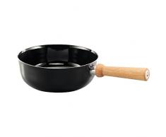 Silit Kasserolle, für Käsefondue 23 cm, Silargan Funktionskeramik, induktionsgeeignet, spülmaschinengeeignet, 2,7l