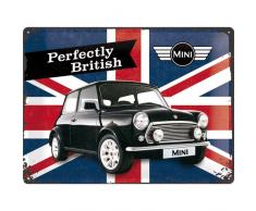 Nostalgic-Art 23215 Mini - Perfectly British, Blechschild 30x40 cm