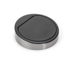 Brabantia Mülleimer Deckel New, 30L, Edelstahl, matt Stahl Fingerabdruck Beweis, 29,5 x 29,4 x 8.1 cm
