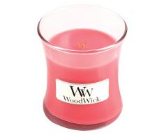 Pajoma WoodWick by 83052 Duftkerze Cherry Bark Hourglass, Brenndauer Circa 40 Stunden, 93 g