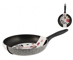 Home Salt Peper Pfanne mit Antihaftbeschichtung, 26 cm, Aluminium, schwarz