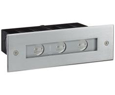 KapegoLED Bodeneinbauleuchte LINE I WW, 5 W, asymmetrisch, 220-240 V AC, 3000 K, Edelstahl 730292