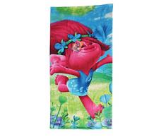 Halantex Sp Strandtuch Trolls 2, 100% Polyester, Mikrofaser, einfarbig, 70 x 140 cm