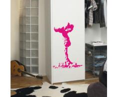 INDIGOS 4052166094962 Wandtattoo W499 Atompilz Wolke Wandaufkleber 80 x 55 cm, pink