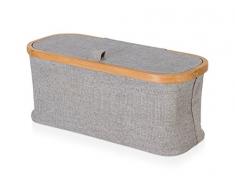 Möve Bamboo Aufbewahrungsbox, grau, 38 x 16 x 15,5 cm