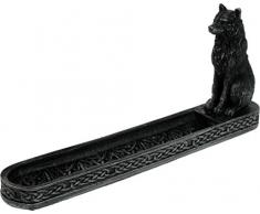 Nemesis Now Catching The Scent Räucherstäbchen, Kunstharz, 15 cm, Schwarz