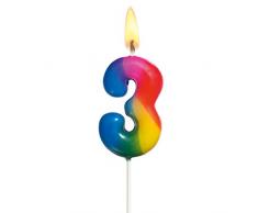 Susy Card 11348372 Kerze 3, 1-er Set