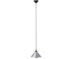 Brilliant Bistro Pendelleuchte, 1-flammig, 1x E27 maximal 75W, Metall/Kunststoff, titan 11170/11