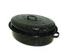 Beka Bräter, Emaille, Schwarz