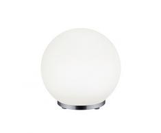 Reality Leuchten LED Stimmungs-Tischleuchte, Glas, Integriert, 5.5 W, Chrom, 19.9 x 19.9 x 19.9 cm