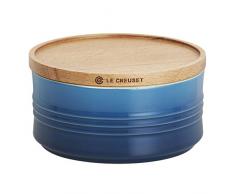 LE CREUSET VORRATSDOSE KLEIN Marseille, Gusseisen, Blau, One Size
