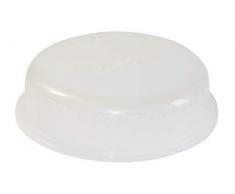 STONELINE 18139 Mikrowellenabdeckhaube Küchenhelfer, Kunststoff, transparent, 25.9 x 25.9 x 6.4 cm