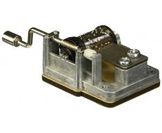 Kikkerland Spieluhr Happy Birthday Crank Ãber dem Regenbogen (Over The Rainbow) Siler