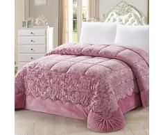 PETTI Artigiani Italiani → Steppdecke Doppelbett Matrimoniale (260x270 cm) Vivi Rosa