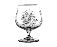 Crystaljulia Cognacglas, Kristall, 250ml, 6.5 cm, 6-Einheiten