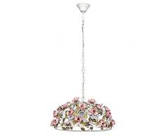 Kronleuchter Florentiner Kristall klassisch Chic-Stil Metall Ø50cm 4-flammig exkl. E14 4x40W 230V