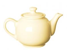 Excelsa Trendy Teekanne aus Keramik, Maße: 12 x 21 x 12 cm. 12x21x12 cm cremefarben