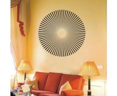 Indigos WG10495-61 Wandtattoo w495 Kreis Linien Lines Wandaufkleber 80 x 80 cm, grÃ¼n