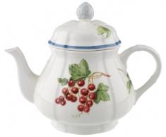 Villeroy & Boch Cottage Teekanne, 1 l, Premium Porzellan, Bunt