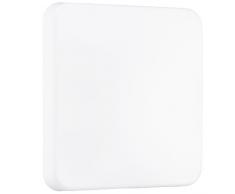 EGLO Deckenleuchte LED Giron, LED 12 W, IP20, Länge 28 cm Breite 28 cm Ausladung 7 cm/Stahl Kunststoff weiß, Schutzklasse 2/ 860lm/ Leuchtmittel im Lieferumfang enthalten 13493