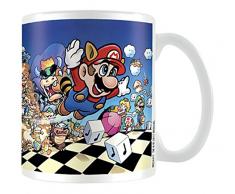 Super Mario Kaffeebecher Flying weiß