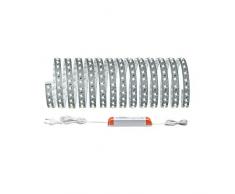 Paulmann 706.04 Function MaxLED 500 Basisset 5m Warmweiß 33W 230/24V 75VA Silber 70604 LED Lichtband Lichtstreifen Lichtschlauch