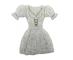 Petras Bastel News A-OFF7804-02 Streudeko, 30 x Dirndl 40 mm, Filz/Creme