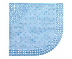 Wohnideenshop Duscheinlage ca.55cm x 55cm in blau transparent Kürzbar Vinyl und verschiedene Farben zur Auswahl