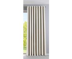 Gardinenbox Vorhang Blickdicht »Newyork« Beige HxB 225x295 cm 1er-Pack Thermo-Gardine Verdunkelungsvorhang Blackout Ösen schalldämmend ÖKOTEX UV-Schutz Raffhalter, 201920600
