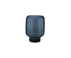Stelton Hoop Vase, Glas, Mitternachtsblau, 20 cm
