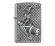 Zippo Spark Girl Feuerzeug, Messing, Street Chrome, One Size