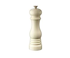 Le Creuset Salzmühle, ABS-Kunststoff, 6,2 x 6,2 x 20,8 cm, Keramik-Mahlwerk, Creme