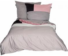 Schöner Wohnen Bettwäsche-Set, 100 Prozent CO, Bunt, 220 x 155 cm