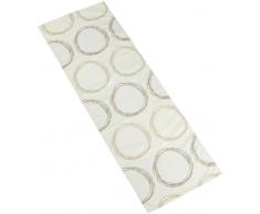 APELT PLEXI_48x135_20 APELT Tischläufer Jaquard Kreise, natur